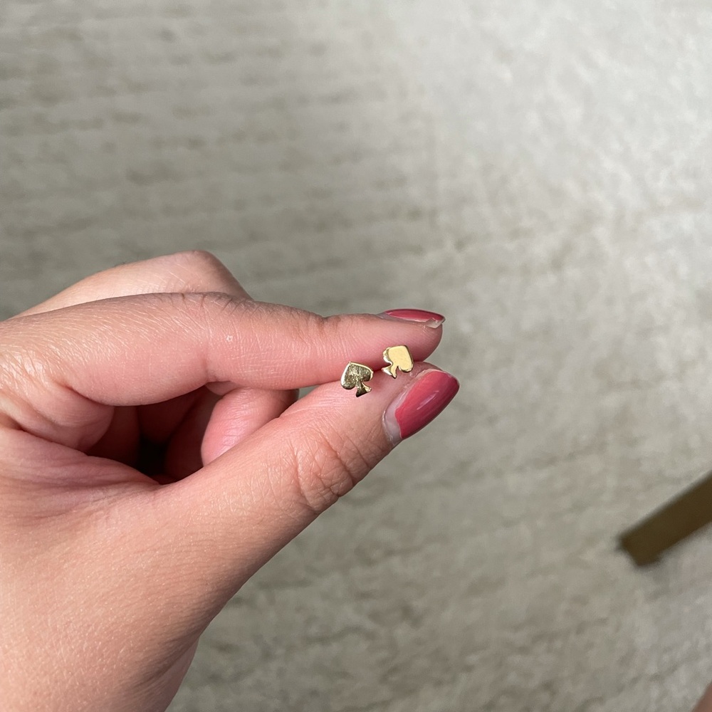 Kate Spade Signature Mini Spade Earrings - Picture 3 of 5